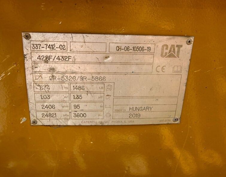 CATERPILLAR  428 F2 **FULL EQUIP**